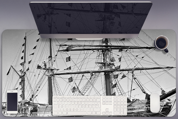 Full desk mat vintage ship