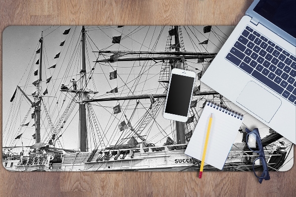 Full desk mat vintage ship
