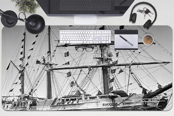 Full desk mat vintage ship