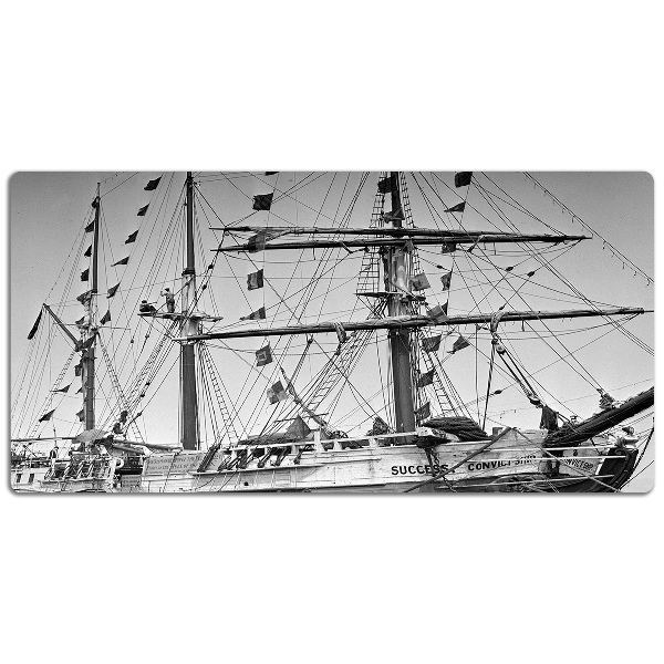 Full desk mat vintage ship