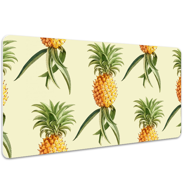 Large desk pad PVC protector pineapple pattern