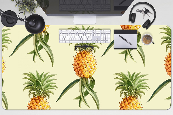 Large desk pad PVC protector pineapple pattern