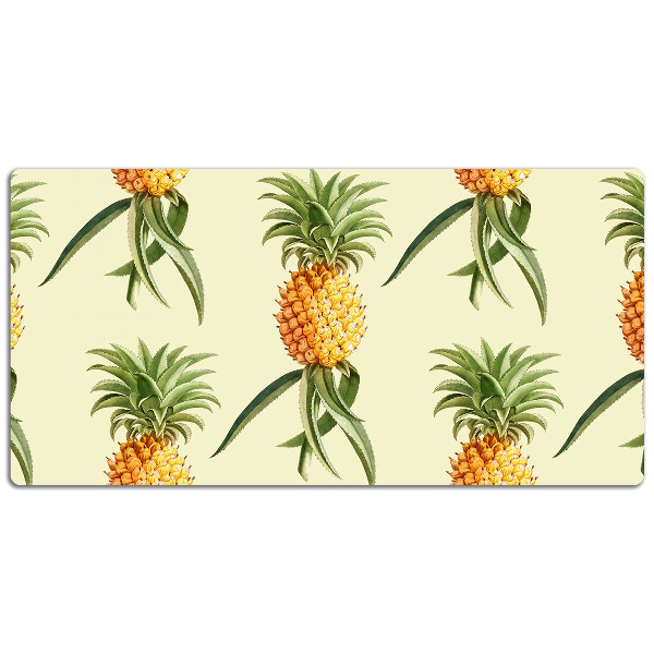 Large desk pad PVC protector pineapple pattern