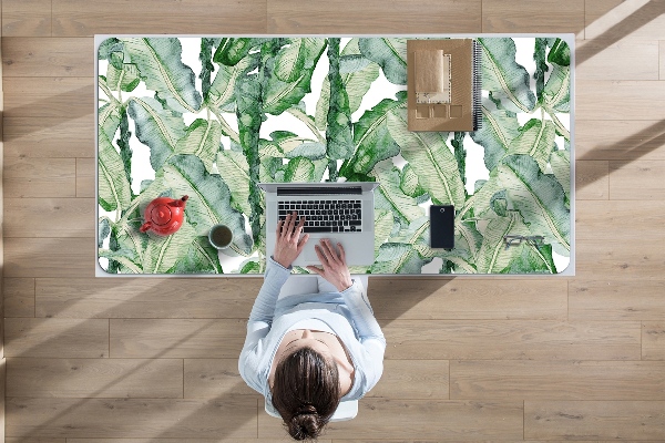 Full desk protector banana leaves