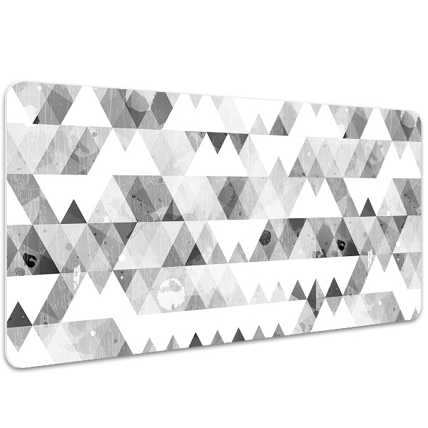 Desk mat Gray triangles formula