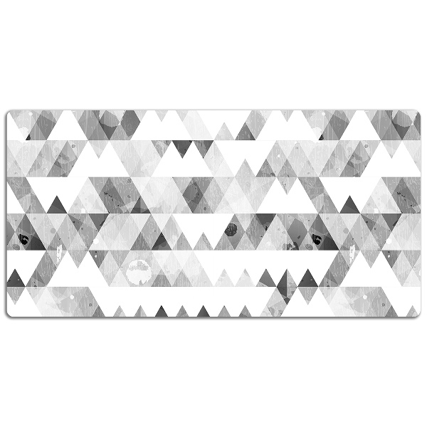 Desk mat Gray triangles formula