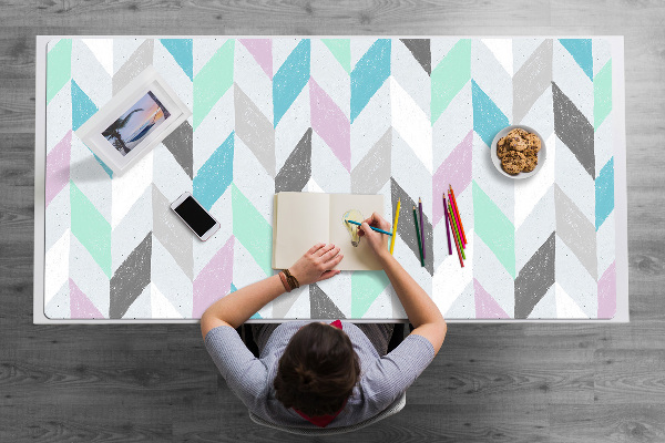 Full desk pad Herringbone fabric