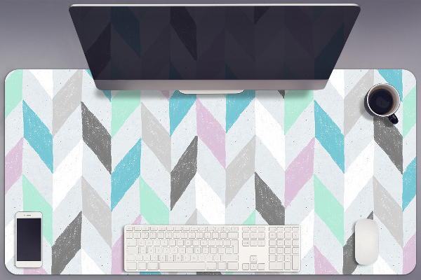 Full desk pad Herringbone fabric
