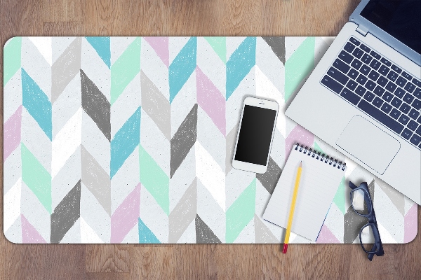 Full desk pad Herringbone fabric