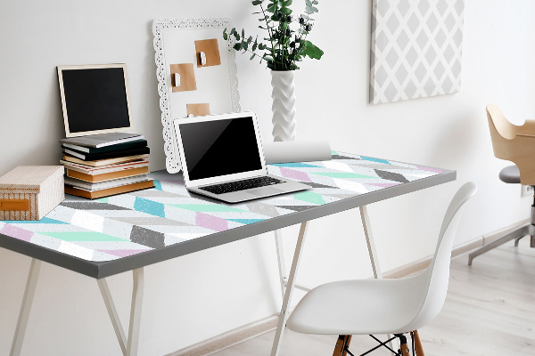 Full desk pad Herringbone fabric