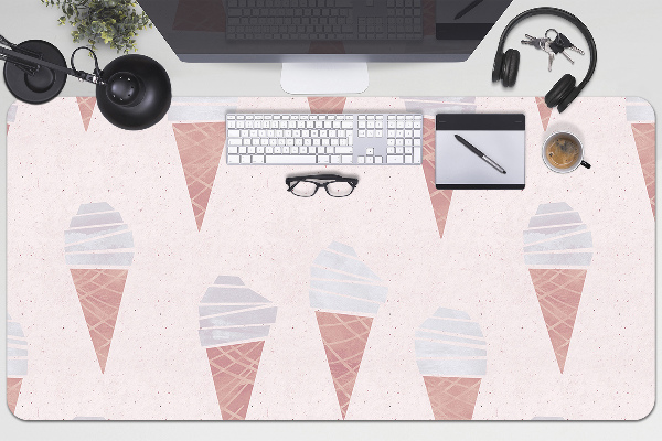 Full desk mat Ice cream wafelku