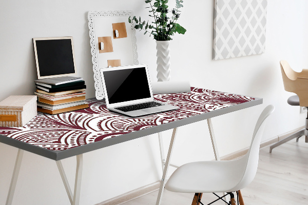 Large desk mat table protector Hindu pattern