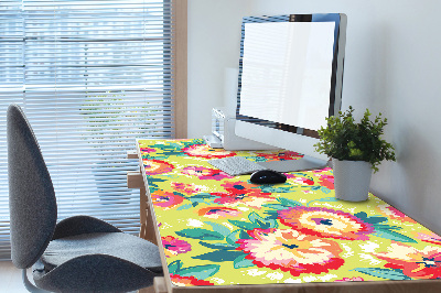 Full desk mat flower Garden