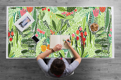 Large desk mat for children Wild meadow