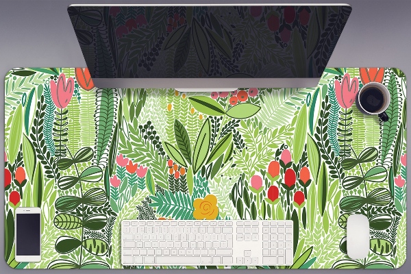 Large desk mat for children Wild meadow