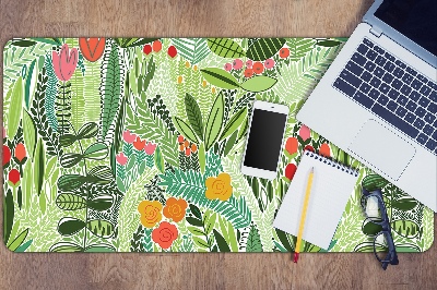 Large desk mat for children Wild meadow