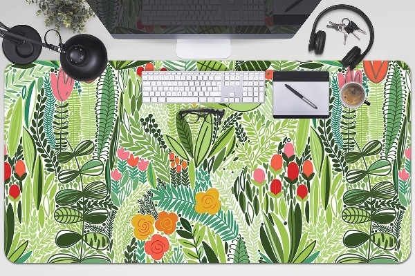 Large desk mat for children Wild meadow