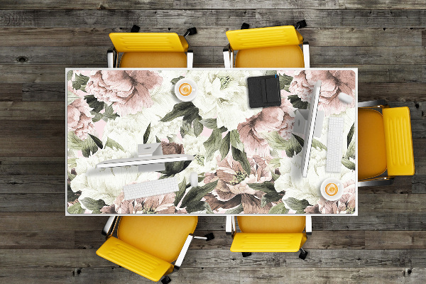 Desk mat Vintage bouquet of roses
