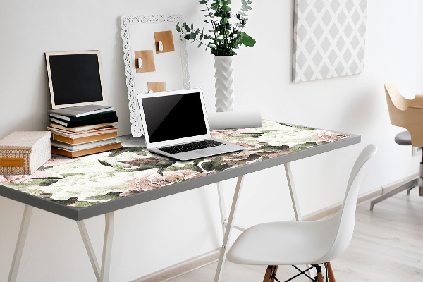 Desk mat Vintage bouquet of roses