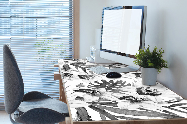 Desk pad Leaves and flowers