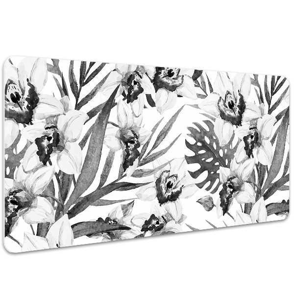 Desk pad Leaves and flowers