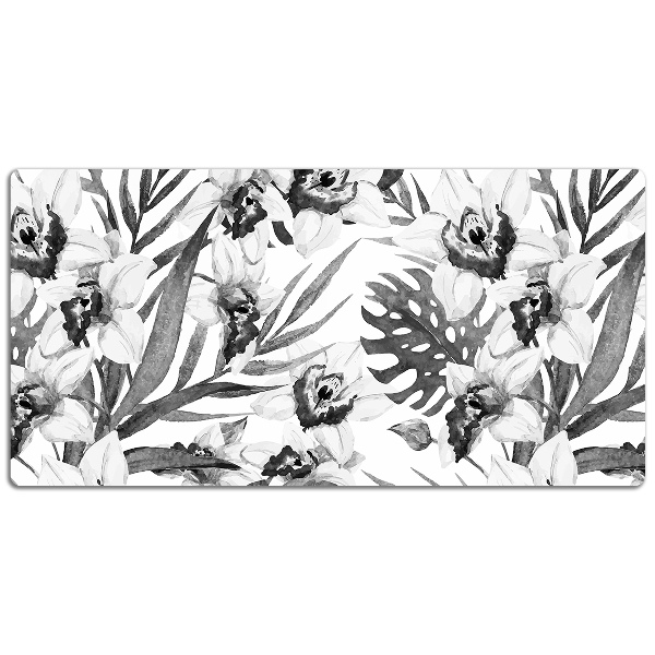 Desk pad Leaves and flowers