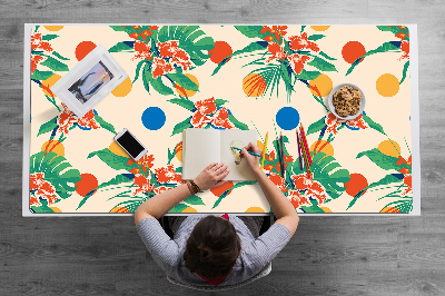 Large desk mat table protector Sunset