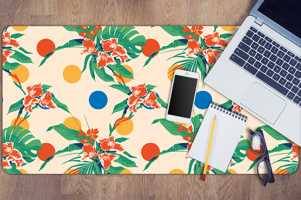 Large desk mat table protector Sunset
