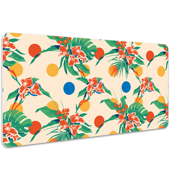 Large desk mat table protector Sunset