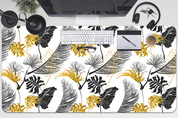 Full desk protector tropical Gold