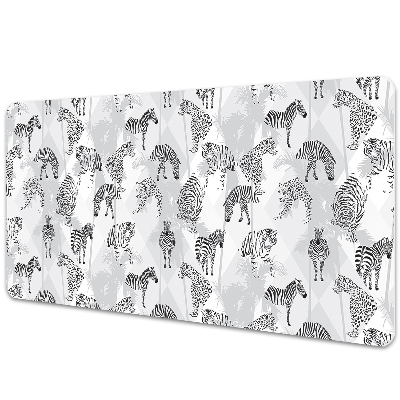 Desk pad Tigers and zebras
