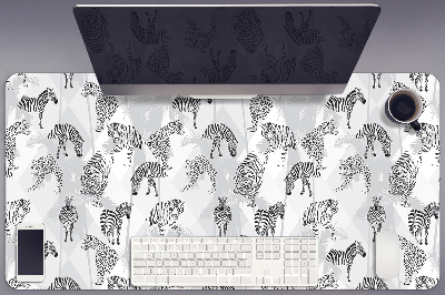 Desk pad Tigers and zebras