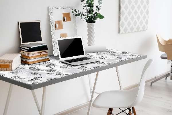 Desk pad Tigers and zebras