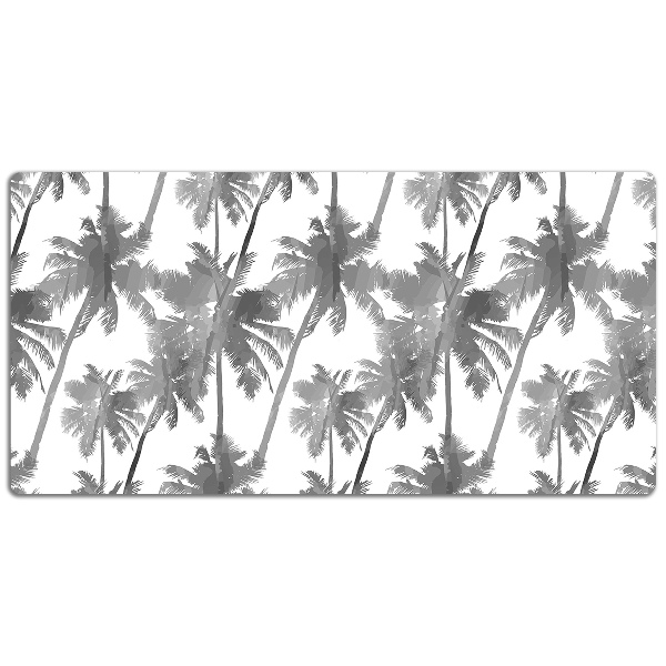 Large desk mat for children gray palm