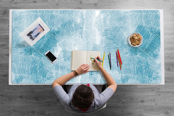 Desk pad tropical pattern