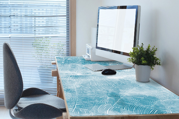 Desk pad tropical pattern