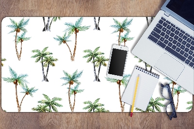 Large desk mat table protector palm mural