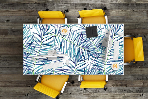 Full desk pad exotic leaves