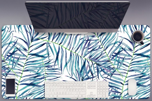 Full desk pad exotic leaves