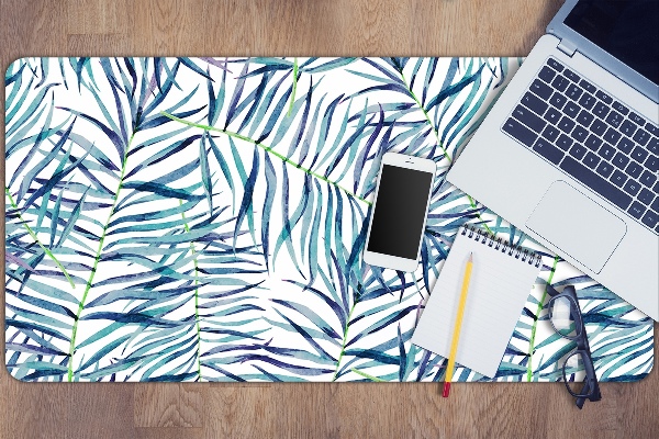 Full desk pad exotic leaves
