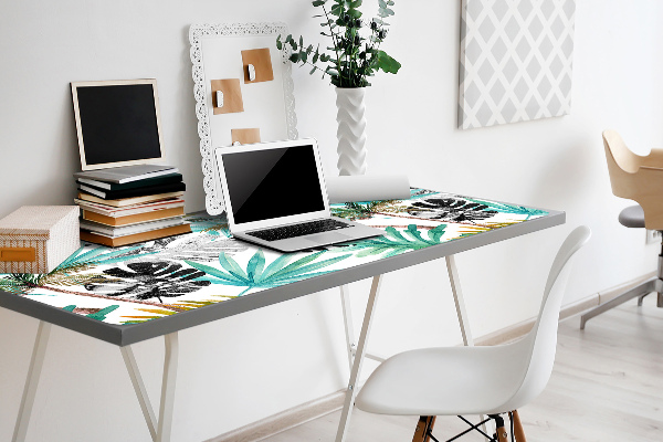 Full desk mat Palm trees and leaves