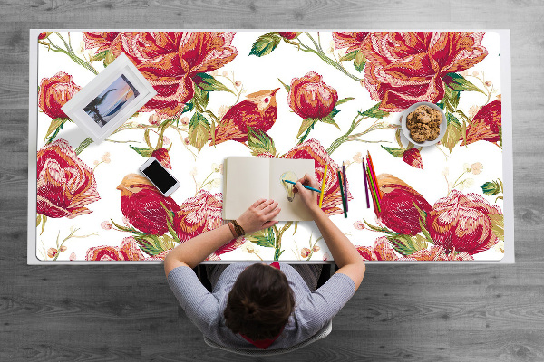 Full desk mat red birds
