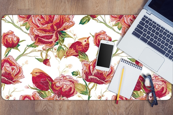 Full desk mat red birds