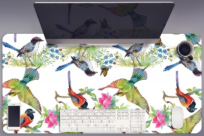 Full desk mat colorful bird