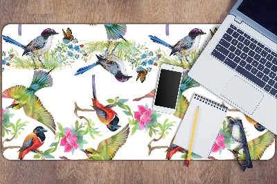 Full desk mat colorful bird