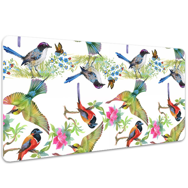 Full desk mat colorful bird