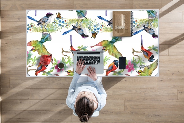 Full desk mat colorful bird