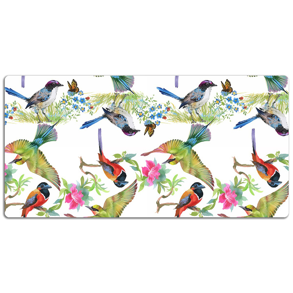 Full desk mat colorful bird