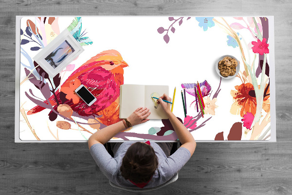 Desk pad Birds on a branch