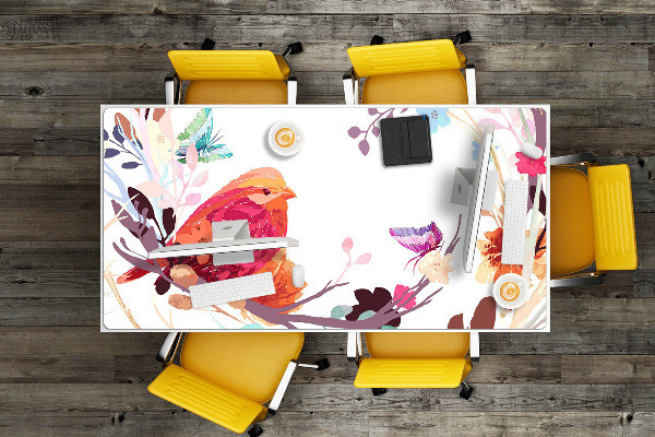 Desk pad Birds on a branch